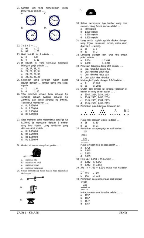 Contoh Soal Matematika Kelas X Semester Kurikulum Kumpulan