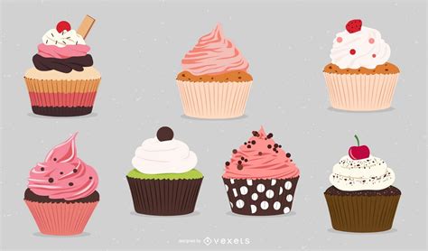 Free Vector Cupcakes Vector Download