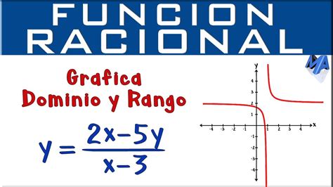 Ejemplos De Funciones Racionales Con Dominio Y Rango Nuevo Ejemplo