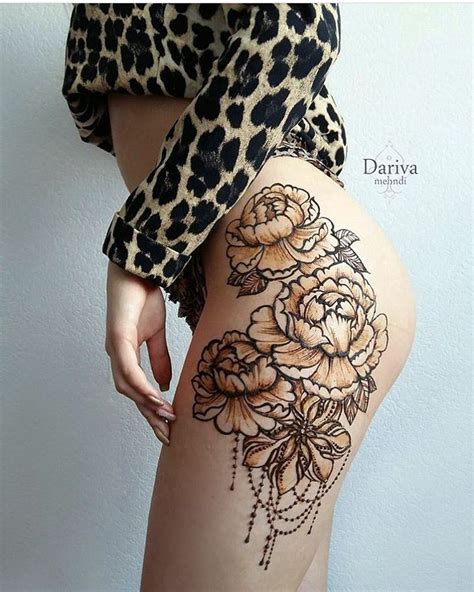 And believe us, henna tattoos on thigh looks stunning and cool. Image result for thigh henna | Thigh henna, Henna tattoo ...