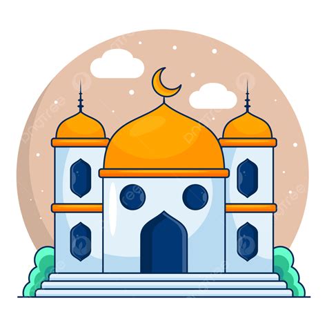 Masjid Islamic Mosque Vector Hd Png Images Islamic Mosque Vector