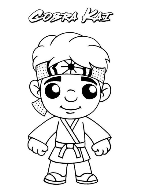 Cobra Kai Coloring Pages