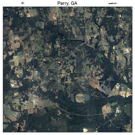 Aerial Photography Map Of Perry Ga Georgia