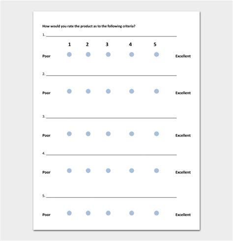 27 Free Likert Scale Templates Examples Word Excel PPT 49 OFF