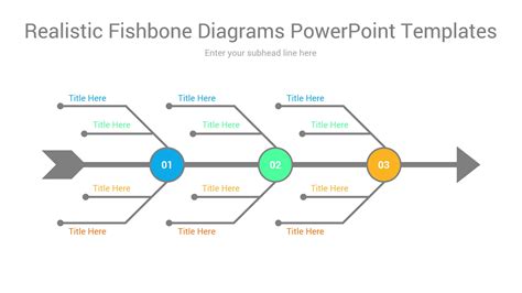 Realistic Fishbone Diagrams Powerpoint Templates Ciloart