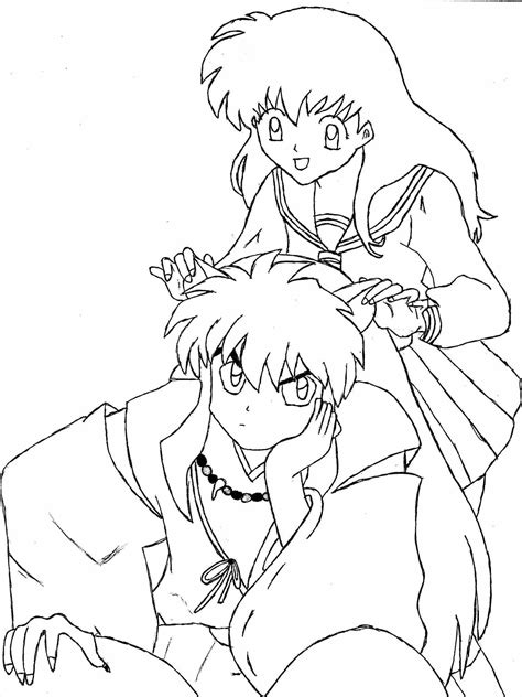 Inuyasha Coloring Pages At Free Printable Colorings