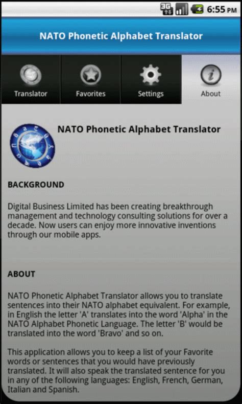 Nato Phonetic Alphabet Translatorukappstore For Android