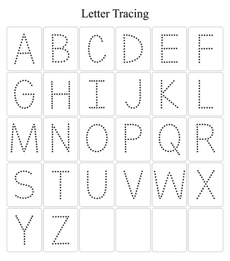 Free Printable Abc Tracing Worksheets