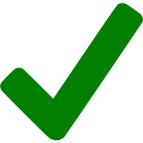 Green Check Mark Png Transparent Images