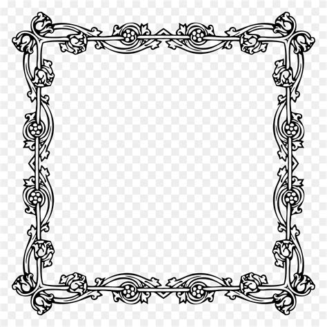 Victorian Frame Png Transparent Victorian Frame Images Victorian Border PNG FlyClipart