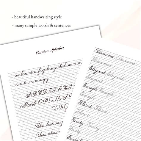 Printable Cursive Writing Worksheets Handwriting Practice Handwriting