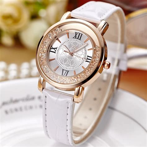 Feshion Casual Women Wristwatch Diamond Rhinestone Quicksand Quartz