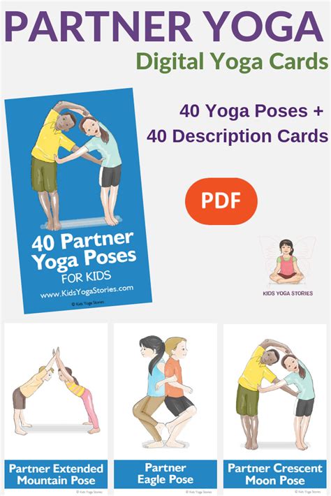 5 Easy Partner Yoga Poses For Kids Poster Artofit