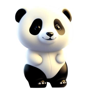 Panda Cute And Adorable White Cartoon Baby Digital Artwork Cute Panda