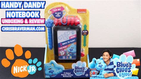 Handy Dandy Notebook Unboxing Review Blue S Clues You Nick Jr The