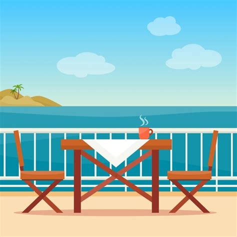 Beach View Balcony Over 274 Royalty Free Licensable Stock Vectors