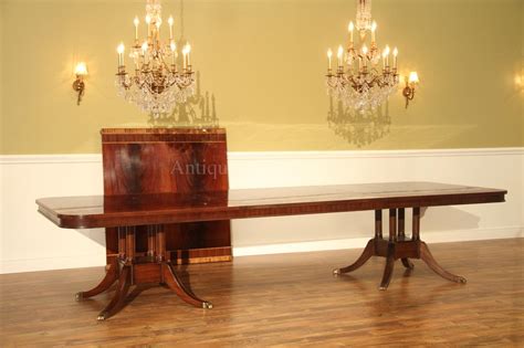 Additionally, the perry dining table comes with gold metal shoes that help showcase the table. 16 Foot Extra Long Dining Table - Seats 20 | AntiquePurveyor