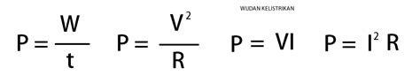 Rumus Rumus Cara Menghitung Arus Tegangan Dan Daya Listrik Paling The