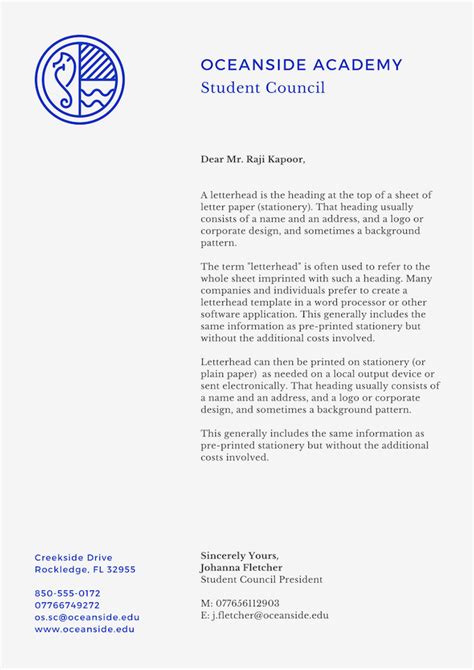 Letterhead examples with logo actually are a few of the greatest advertising and marketing gear that might be used to create the brand identification just for your business. Create Your Own Letterhead | free printable letterhead