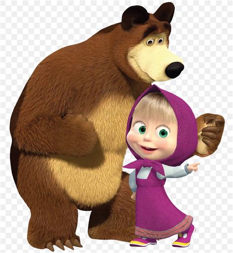 Masha And The Bear Clip Art Image Png 780x891px Masha And The Bear