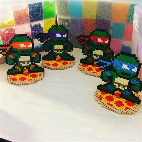 Ninja Turtle Party Ninja Turtles Pearler Beads Fuse Beads Mutant