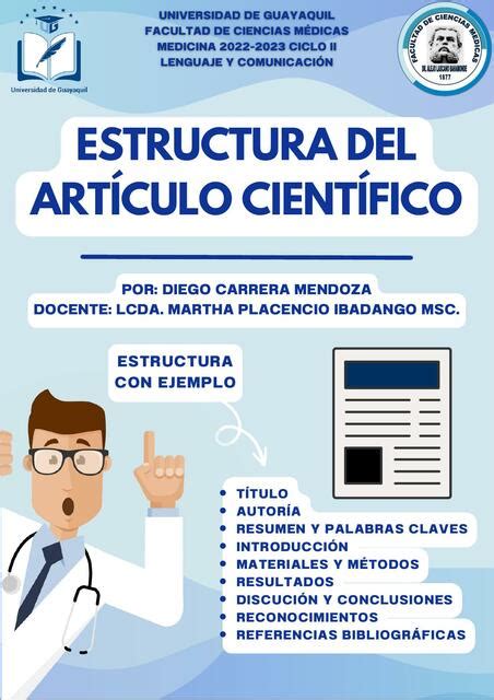 Estructura Del Artículo Científico Diego Carrera Udocz