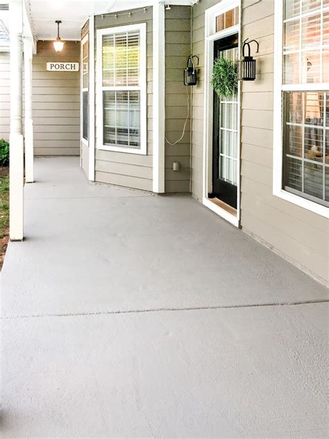 How To Paint A Concrete Porch Or Patio