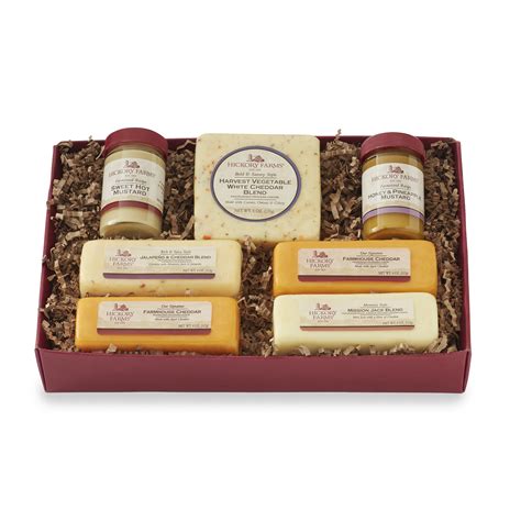 hickory farms cheese and mustard sampler hickory farms