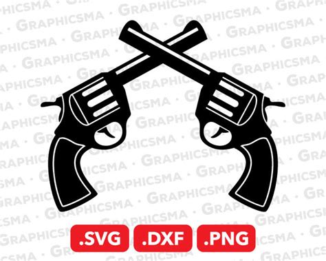 Gun SVG File Gun DXF Gun Png Gun Svg Pistol Svg Shooting Etsy