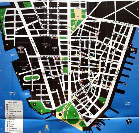 Printable Manhattan Map With Streets And Avenues