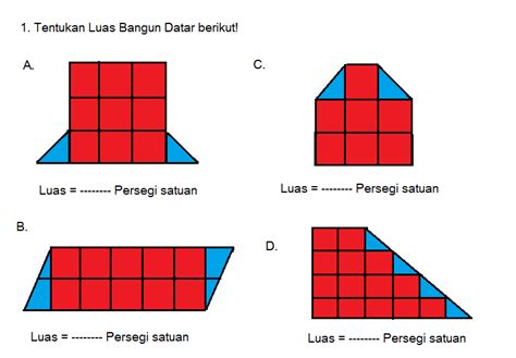 Soal Pengayaan Menghitung Luas Bidang Tema Kelas Sd Subtema