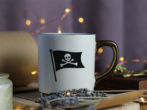 Pirate Flag SVG Skull And Crossbones Jolly Roger Flag Etsy