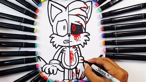 CÓmo Dibujar A Tailsexe Youtube