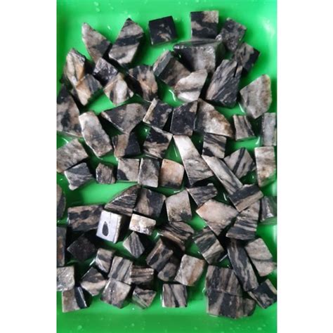 HITAM PUTIH Black And White Agate Material From SULAWESI Shopee