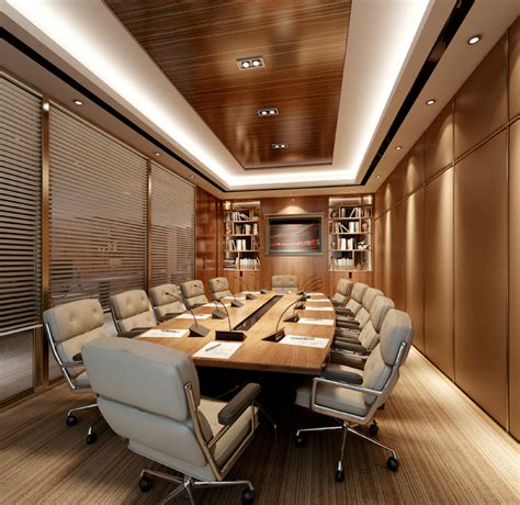 Modern Conference Room 3d Model Max