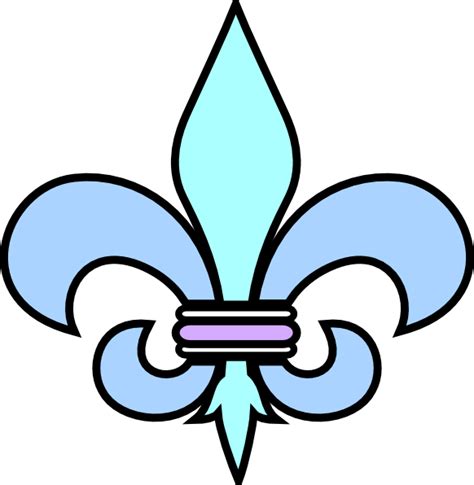 Fleur De Lis Court Teal Clip Art S Fleur De Lis Png Download