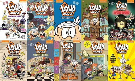 The Loud House Comics Books Volume 1 To 10 By Loudcasafanrico On Deviantart