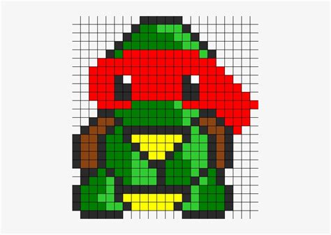 Kawaii Teenage Mutant Ninja Turtle Perler Beads Patterns Ninja