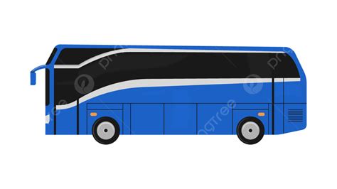 Dibujos Animados De Autobús Turístico Azul Vector Png Autobús