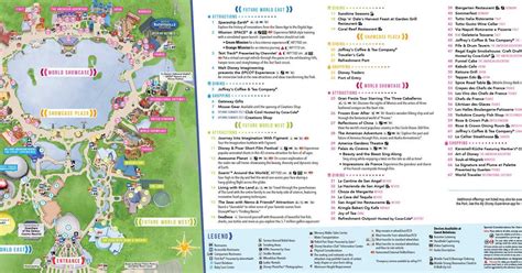 Epcot Map 2021 Printable