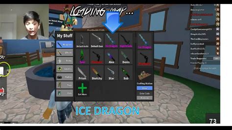 Roblox Murder Mystery 2 Ice Dragon Youtube