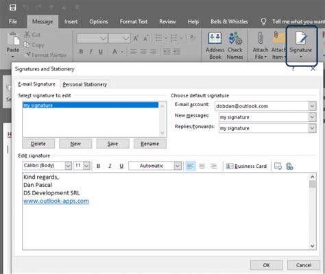 How To Add Image To Signature Outlook Email App Wqphello