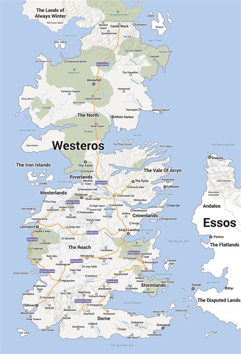 Essos Map Official