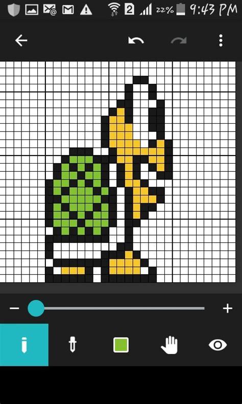 Koopa Troopa Pixel Art Mario Amino