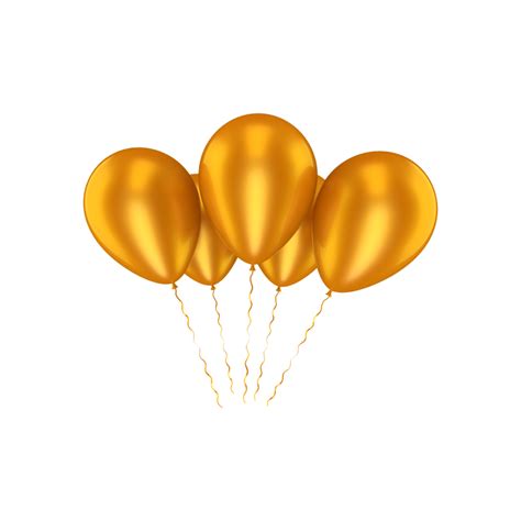 Gold Balloon PNG Images Transparent HD Photo Clipart