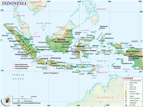 Cities In Indonesia Map Of Indonesia Cities