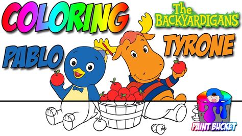 Nick Jr Coloring Pages Backyardigans Names