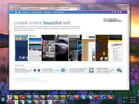 Microsoft Internet Explorer 9 Beta Preview Neowin