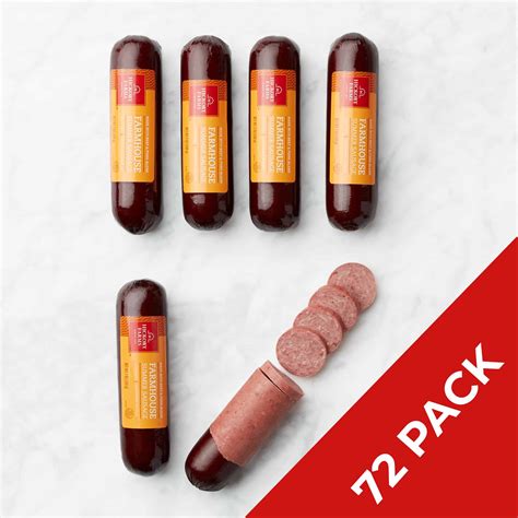 farmhouse summer sausage 72 case pack 400 00 hickory farms