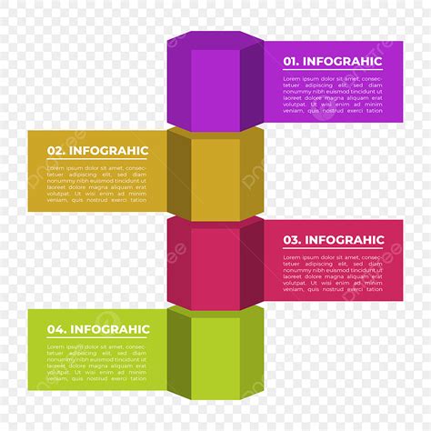 Gambar Desain Infografis Warna Warni 3d Elemen Infografis Diagram